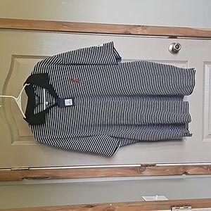 Polo by Ralph Lauren Black & White Striped Polo Shirt